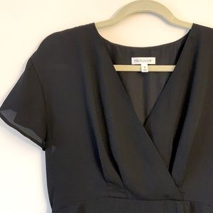 Prologue Black Asymmetrical Hem Dress - Size M